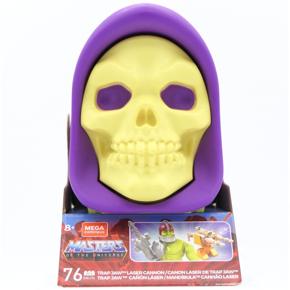 Mega Construx Masters Of The Universe Trap Jaw Laser Cannon 76 Pcs Toy Set GWJ76